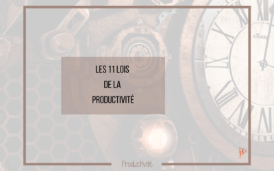 Les 11 Lois de la Productivité