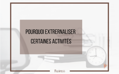 Externaliser certaines activités