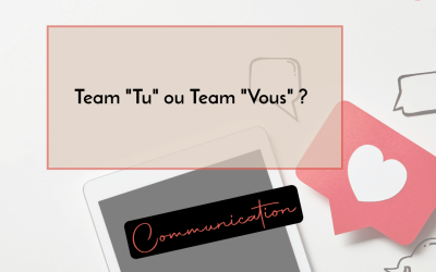 Tutoiement vs vouvoiement