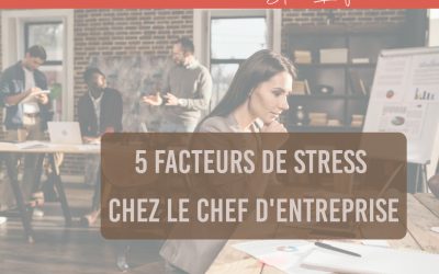 5 facteurs de stress chez le chef d’entreprise
