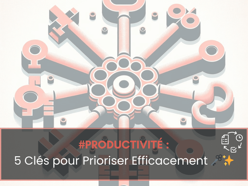[Entrepreneure] 5 Clés pour prioriser efficacement 🗝️🌟